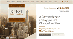 Desktop Screenshot of chicagotriallaw.com